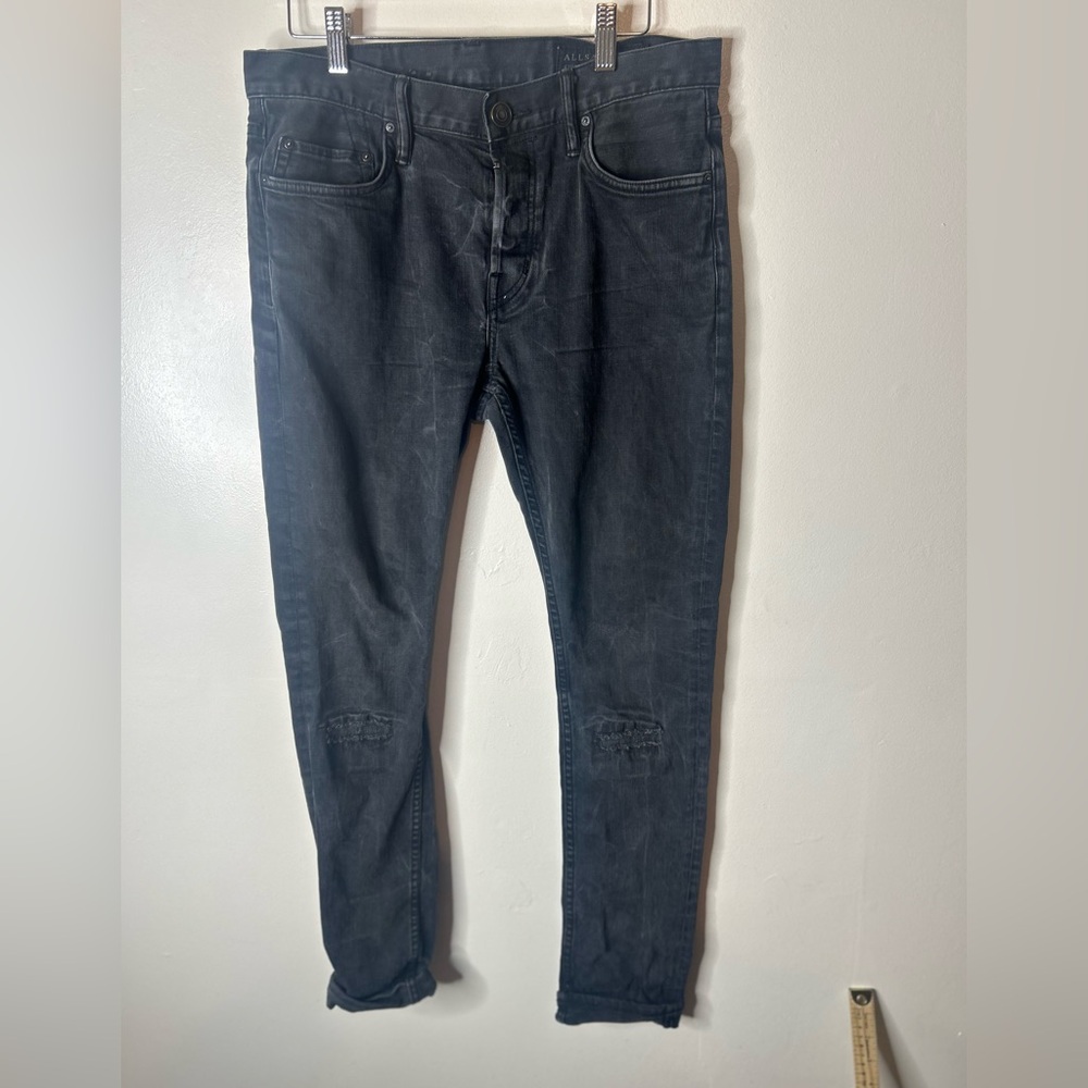 All‎ Saints Dark Gray Skinny Jeans